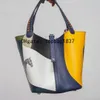 Designer sacola balde saco 22cm 10a espelho qualidade total artesanal bolsa de luxo especial estilo personalizado tecnologia de emenda pintada à mão com caixa original