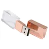 USB Flash kör Jaster New Crystal Rose Gold Silver Black Gold 2.0 USB Flash Drive With Gift Box 4GB 8GB 16GB 32GB 64 GB gratis anpassning