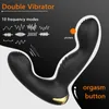 Flxur Anal Plug Vibrator Prostate Massager Silicone Sex Toys for Men Butt With Wireless Remote 10 Läges Gay Sexig produkt 240115