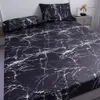 Drap-housse imperméable à texture noire, couvre-matelas pour la maison, Sabana, été, printemps et hiver, avec élastique, sans taie d'oreiller, 240116