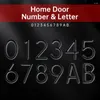 Bath Accessory Set Home Decor Numbers Address Plaque Sign For Outdoor Mailbox Apartment El Room Zinc Alloy House Number Sticker Door Plate