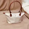 Designer di lusso Handags Hualongxiang Borsa per gnocchi in nylon con manico medio lungo Borsa da donna pieghevole in stoffa impermeabile con una spalla di grande capacità