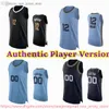 Benutzerdefinierte Spielerversion Basketball 12 Ja Morant Jersey Authentic Stitch 23 Derrick Rose 13 Jaren Jackson Jr. 36 Marcus Smart 22 Desmond Bane Luke Kennard Brandon Clarke