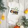 Rompers Wild One Birthday Baby Bodusuit baby