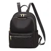 Sacos escolares Leve Minimalista Acolchoado Grande Capacidade Mochila Bolsa de Viagem Preto Ombro Pequeno Casual Daypack