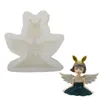 Bakvormen Wing Angel Princess Cakevorm Fondant Food Grade Siliconen Mal Gereedschappen Suiker Chocolade