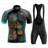 Letnia odzież rowerowa męska Jersey Set MTB Triathlon Pro Bike Jersey Set Ropa Ciclismo Hombre 240116