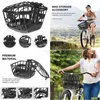 Panniers Bags Bike Basket Storage Accessory Parts Baskets Women Girls Dogs Cruisers Front Wicker Holder Cycling Riding 230928 Drop Dhsne