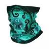 Halsdukar dnd tices lovecraft mönster d20 tärningar roll spelande spel bandana nacke gaiter motocross wrap halsduk cykling ansiktsmask vandring unisex