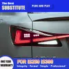 Car Tail Light Assembly For Lexus is250 is300 LED Taillight 06-12 Streamer Turn Signal Brake Reverse Parking Running Lights Rear Lamp