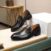 Scarpe da uomo di lusso con punta a punta di alta qualità Scarpe oxford da uomo Scarpe da uomo formali da uomo in vera pelle marrone nero da sposa Scarpe da uomo firmate da uomo in vera pelle Taglia 38-45 1.9 08