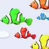 3d 2.45m سبعة ألوان Nimo Clownfish معلقة طائرة ورقية في الهواء الطلق طائرة ورقية مظلة مقاومة للماء ومقاومة للدموع ألعاب قابلة للنفخ 240116