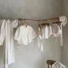 Autunno Moda Bambino Carino Principessa Compleanno Maniche lunghe Tuta Abito nato Ragazza Infantile Maglia di cotone Abiti casual Tutina 240116