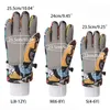 Winter Children Gloves for Boy Girl Cute Printed Five-Finger Ski Gloves Waterproof No-Slip Thickened Snow Kids Accessories 4-12Y 240116