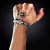 Hip Hop Persoonlijkheid Heren Sier Plated Kiel Charm Fashion Dragon Animal Armband Tiener Accessoires Cadeaus voor Vader Mannen