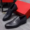 Designer loafers gancini klänningskor män lägenheter äkta läder lyxiga mockasins oxford skor fest bröllop kontorskor 1.9 07