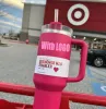 Stock américain Cosmo Pink Tumblers Target Red Parade Flamingo Cups H2.0 Tasse de 40 oz avec poignée Bouteilles d'eau de café en paille avec copie X avec logo 40 oz Cadeau de la Saint-Valentin