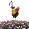 Gartendekorationen 2D-Acryl-Hahn-Skulptur, wetterfest, realistische Hühnerstatue, dekorative Henne-Figur für Bauernhof, Terrasse, Rasen, Hinterhof