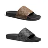 남자 샌들을위한 여자 디자이너 슬라이드 슬라이드 Sandale Summer Beach Shoe Loafers Tazz 슬리퍼 꽃 샌들 플랫 플립 플립 플롭 더블 신발 dhgate