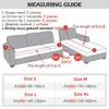 1 -częściowa aksamitna sofa tkaniny pokrywa elastyczną segmentową Couch Couch L W kształcie lakie w kształcie litery szezplośle do salonu 240115