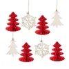 Neue Banner Luftschlangen Konfetti 8 Dekorationen Weihnachtsbaum Nest Kiefer Biene Kiefer Mini Ornamente hängen Blumenkugel S01785