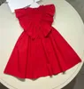 Luxuriöses Babykleid für den Sommer, ärmelloser Mädchenrock, Größe 110–160, Designer-Kinderkleider, gefaltetes Spitzendesign für Kinder, 10. Januar