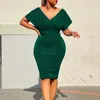 Ethnische Kleidung S-3XL Afrikanische Kleider für Frauen 2024 Frühling Sommer Sexy Gürtel Hohe Taille Bandage Elegante Bodycon Midi Kleid Kleidung