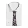 Laços de açúcar flores impressão crânio crânios casual unisex pescoço gravata camisa decoração estreita listrada magro cravat