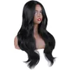 Perruque synthétique Body Wave longue noire naturelle pour femmes, perruque de Cosplay quotidienne, cheveux synthétiques résistants à la chaleur, utilisation quotidienne en fête 240116