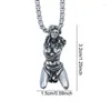 Colliers pendentifs Collier de déesse souffrante Déclaration liée Bijoux religieux Symbole d'amulette rétro
