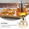 식기류 세트 알루미늄 물 주전자 주전자 인 Infuser Tea Stovetop Loose Leaf Blooming Kitchen을위한 안전