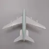 18*20cm Alloy Metal AIR QATAR Airways Airbus 380 A380 Airplane Model Diecast Plane Model Aircraft w Wheels Landing Gears 240115