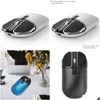 Usb Gadgets Wireless Mouse For Pc Laptop 2.4G M203 Mute Ergonomics Optical Metal Roller Adjustable Is Sans Fil Drop Delivery Compute Dhy7M