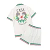 Casablanca shirt ontwerper shirt masao san bedrukte mannen casual shirt vrouwen losse zijden strand shirt korte mouwen