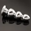 3 Style Stainless Steel Huge Butt Plug Anus Stimulator Sex Toys For Men Women Gay Metal Beads Anal Big Erotic Adult Product y240115