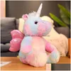 30Cm P Dolls Cute Glowing Small Elephant Children Accompany Doll Color Lamps Cloth Birthday Gift Drop Delivery Dh9X4