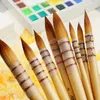 Zuid-Korea artsecret college-niveau rode dikke aquarelborstel log rod nylon aquarelborstel 15rt 230706