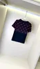 Brand Women T Shirt Luksusowe modne haftowane logo krótkie rękawy Dno Wysoka jakość damska ubrania Górna ubranie 16 stycznia
