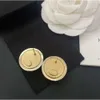 Fashion Channel jewelry Black Proud Womens Classic s925 Silver Needle Small Fragrant Wind C Fashion Versatile Earrings Earstuds Fashion