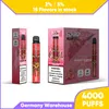 E-Zigarette Einweg-Vape Desechable 4000 Einweg-Puff-Vaper MAX BAR 2% 5% EU-Lager schnelle Lieferung E-Zigarette