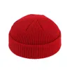 Berets unisex Docker Sailor Cap Men Regulble Casual Brimless Skull Loop Beanie Hat Solid Summer Gorro Hats