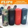 FLIP 6 Draadloze Bluetooth-luidspreker Mini draagbare luidsprekerbox IPX5 Waterdichte draagbare buiten Stereo Bass Muziek Bluetooth-luidspreker Onafhankelijke TF-kaart