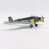 Modèle d'avion exquis 1/144, avion allemand avec support, décoration, modèle de chasse en alliage moulé sous pression, jouet pour la maison, modèle 240116