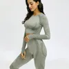 2/3/5 bitar av sömlös Energy Yoga Set Women's Apport Set Sportswear Fitness Suit Women's Clothing Gym Leg Sportwear 240116