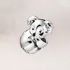 925 Silver Fit Stitch Bead Europe Cute Koala Turtle Armband Charm Pärlor Dangle DIY Jewelry Accessories6063000