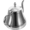 Zestawy naczyń stołowych Stal nierdzewna Szklana szklana butelka do butelek kuchenna Top Ketty Casserole Desktop Decor Decor Pitcher Travel Porada Modern