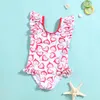 Baby Girls Sweetwear One-Piecs Kids Designer Swimsuits pour enfants Bikinis Bikinis Cartoon Imprimé Costumes Vêtements Baignage Beachwear Bathing Plays Summer C C5GS #