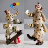 Europese Stijl Retro Vintage Circus Clown Hars Beeldjes Thuis Woonkamer Slaapkamer Pop Standbeelden Desktop Decoratie Accessoires 240116