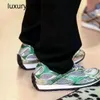 Bottegaaveneta hommes baskets Wang Yibo Zhou Yutong même Style chaussures décontractées argent Couple papa semelle épaisse 2024 nouveau sport Rj