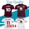 24 IZZO BELOTTI Turijn Torino Voetbalshirts Maglia Da Calcio FALQUE NKOULOU 22 23 Maillot Voetbalshirt Thailand Jerseys De Futbol